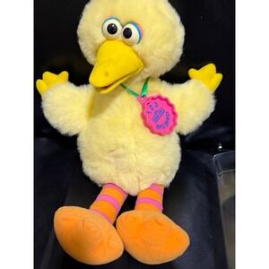 Playskool Big Bird Plush Toy 1995 Sesame Street Yellow Stuffed Animal
